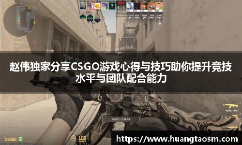 赵伟独家分享CSGO游戏心得与技巧助你提升竞技水平与团队配合能力