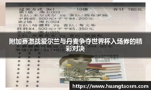 附加赛激战爱尔兰与丹麦争夺世界杯入场券的精彩对决